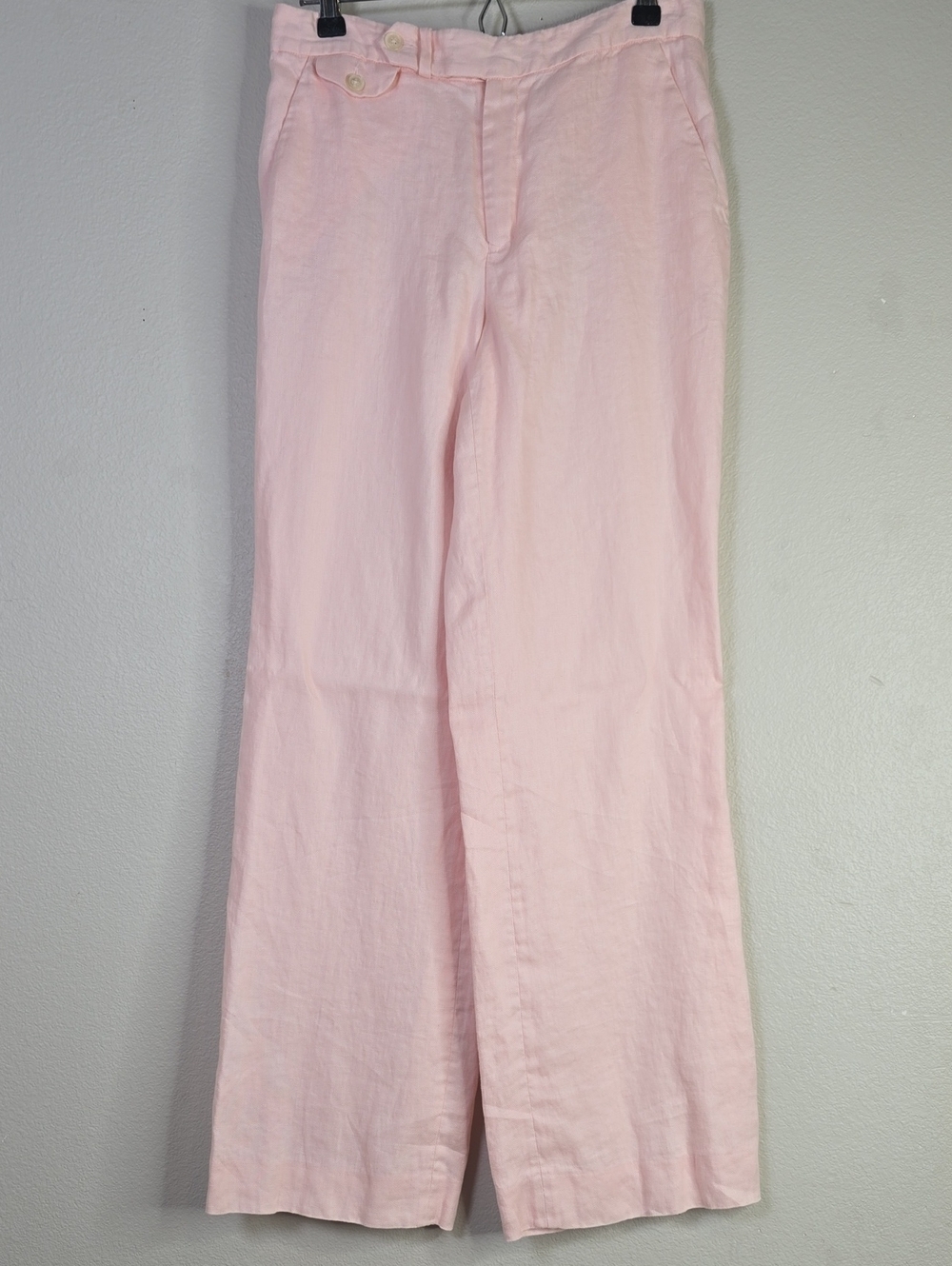 Lauren Ralph Lauren Pale Pink Wide-Leg Pants Size 6